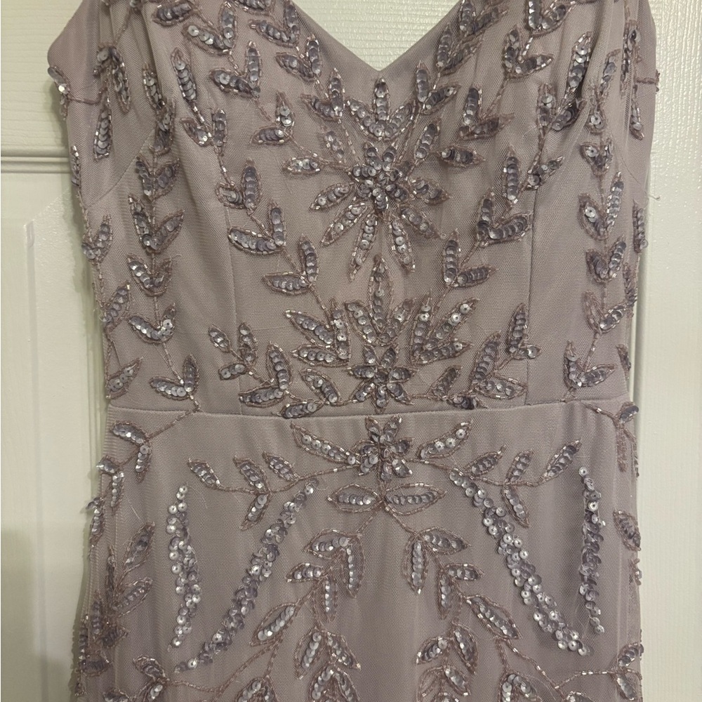 Elegant Beaded Evening Dress